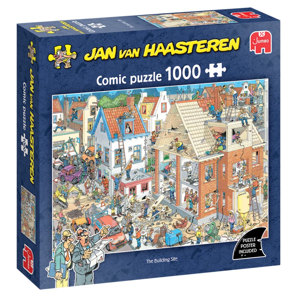 Pussel – Jan van Haasteren, Arbetsplats 1000 bitar