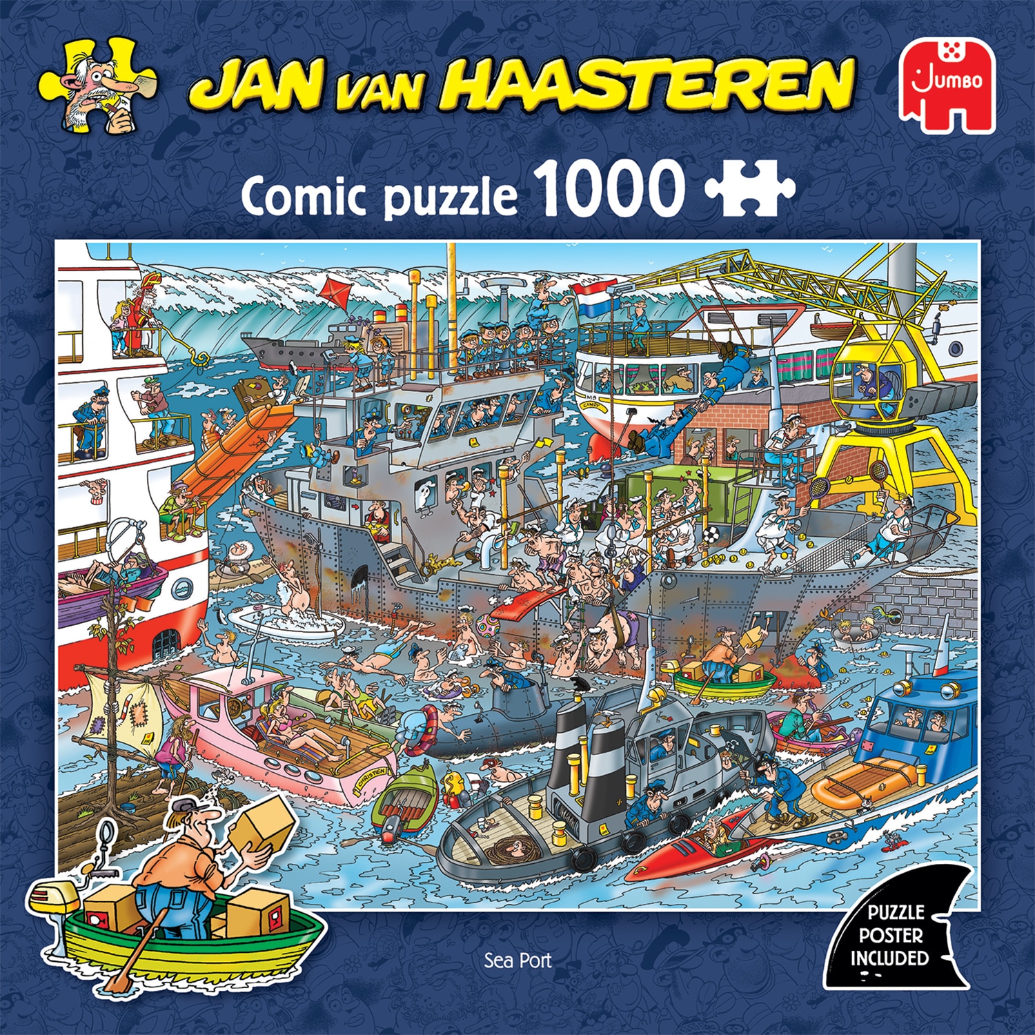 Pussel - Jan van Haasteren, Hamnen 1000 bitar