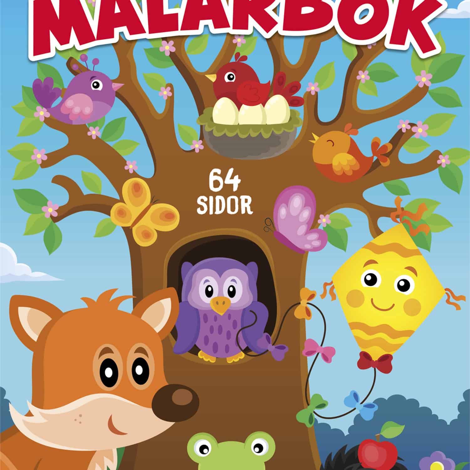Målarbok - Min fina målarbok