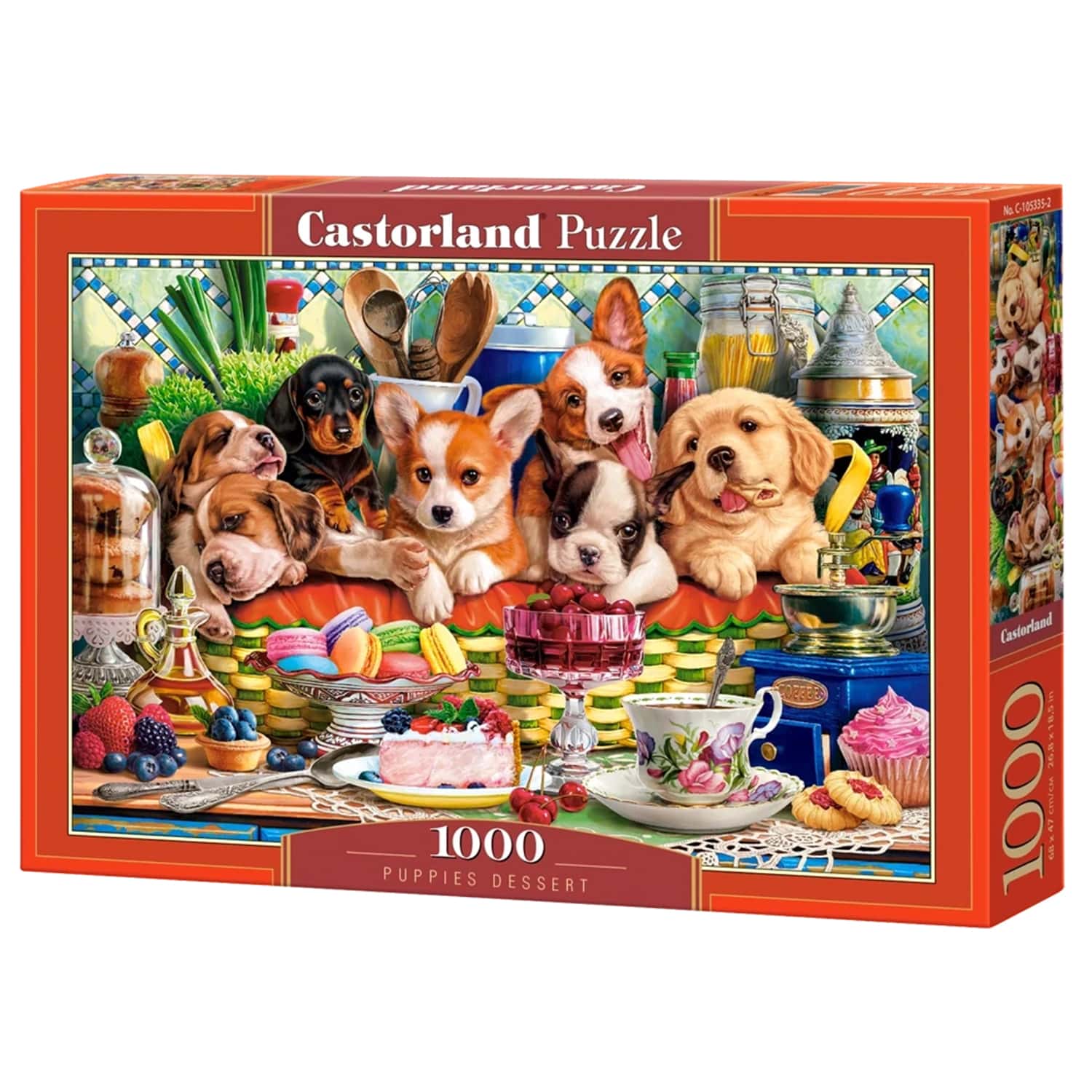 Pussel - Puppies Dessert 1000 bitar