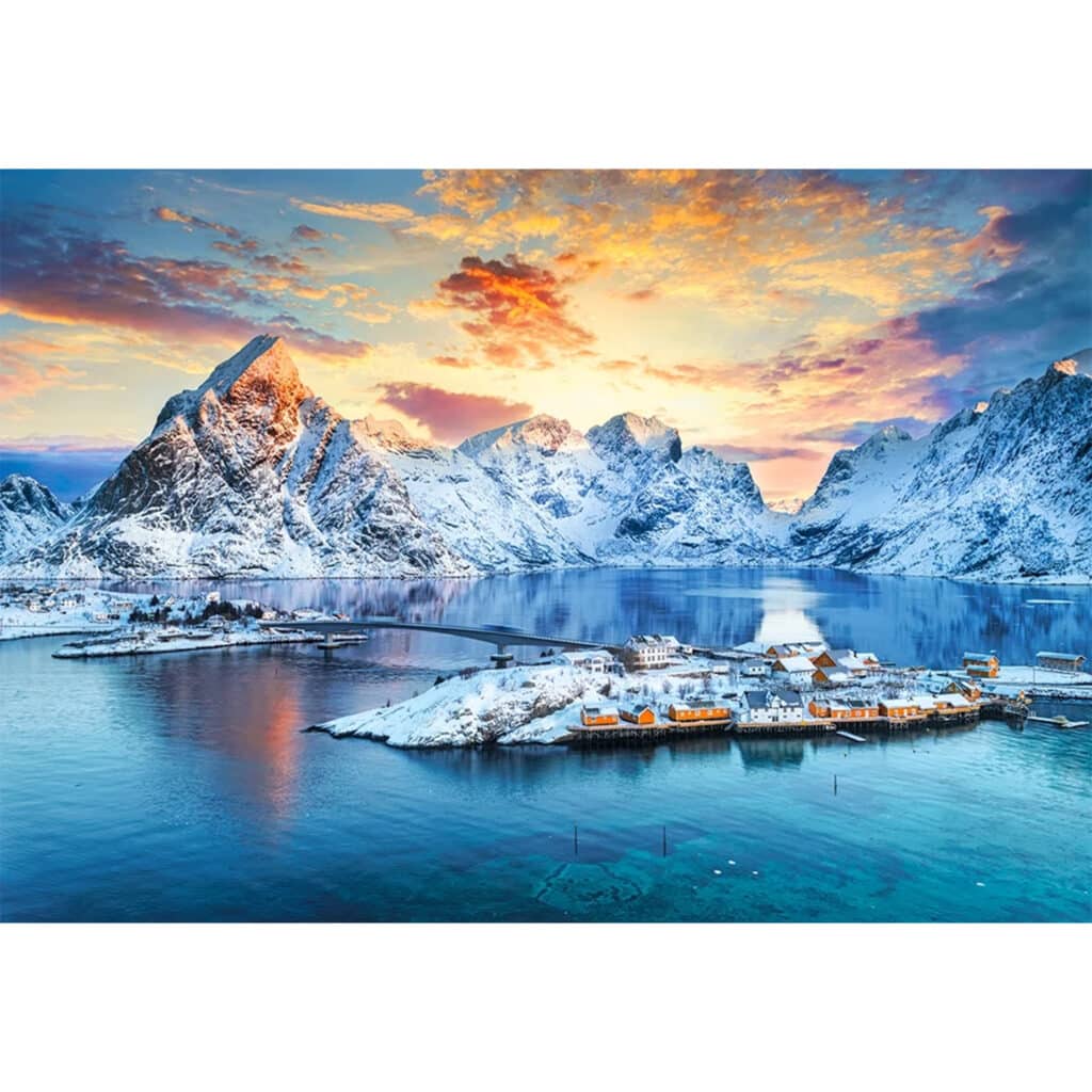 Castorland Pussel – Soluppgång i Lofoten, Norge 1000 bitar
