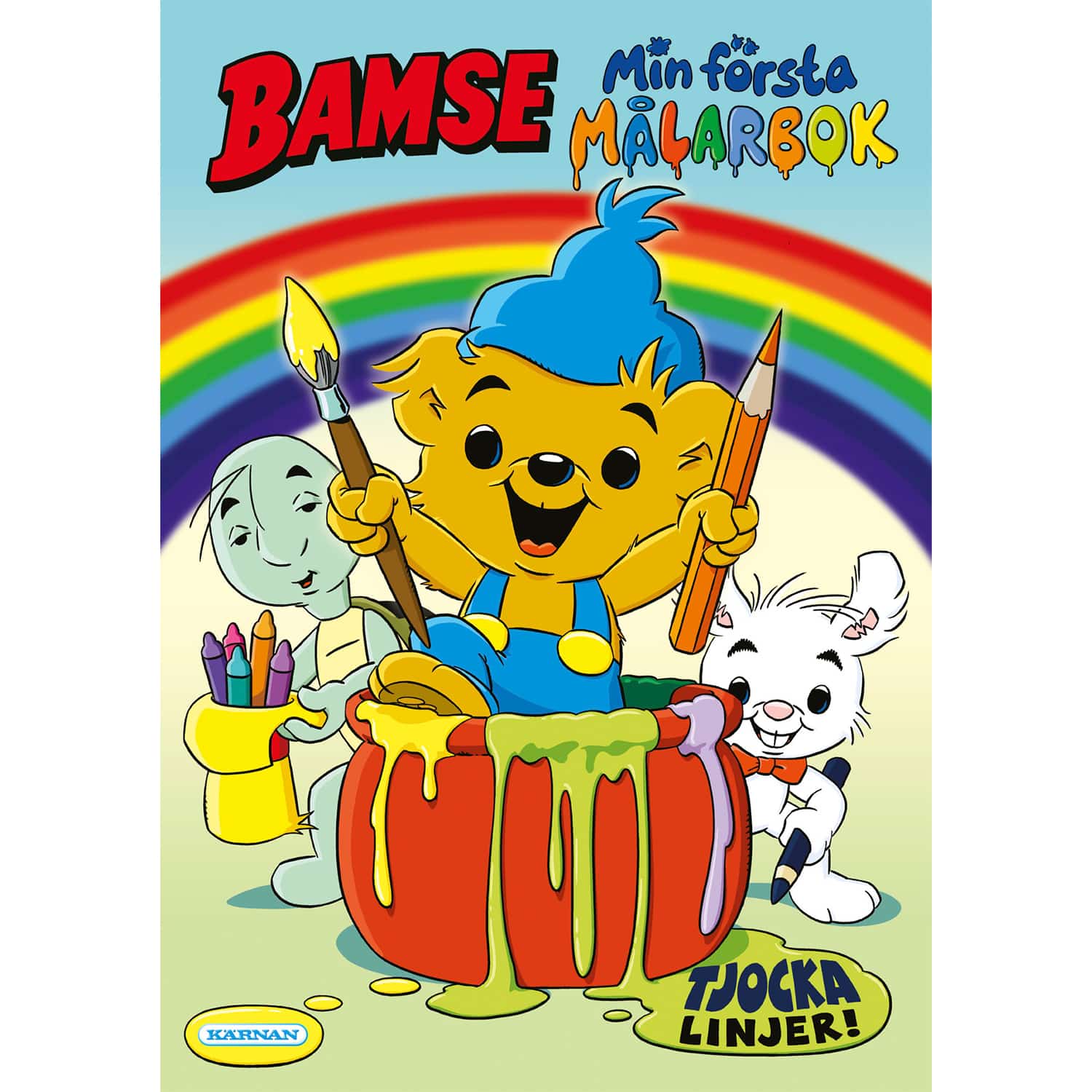 Målarbok - Bamse min första målarbok