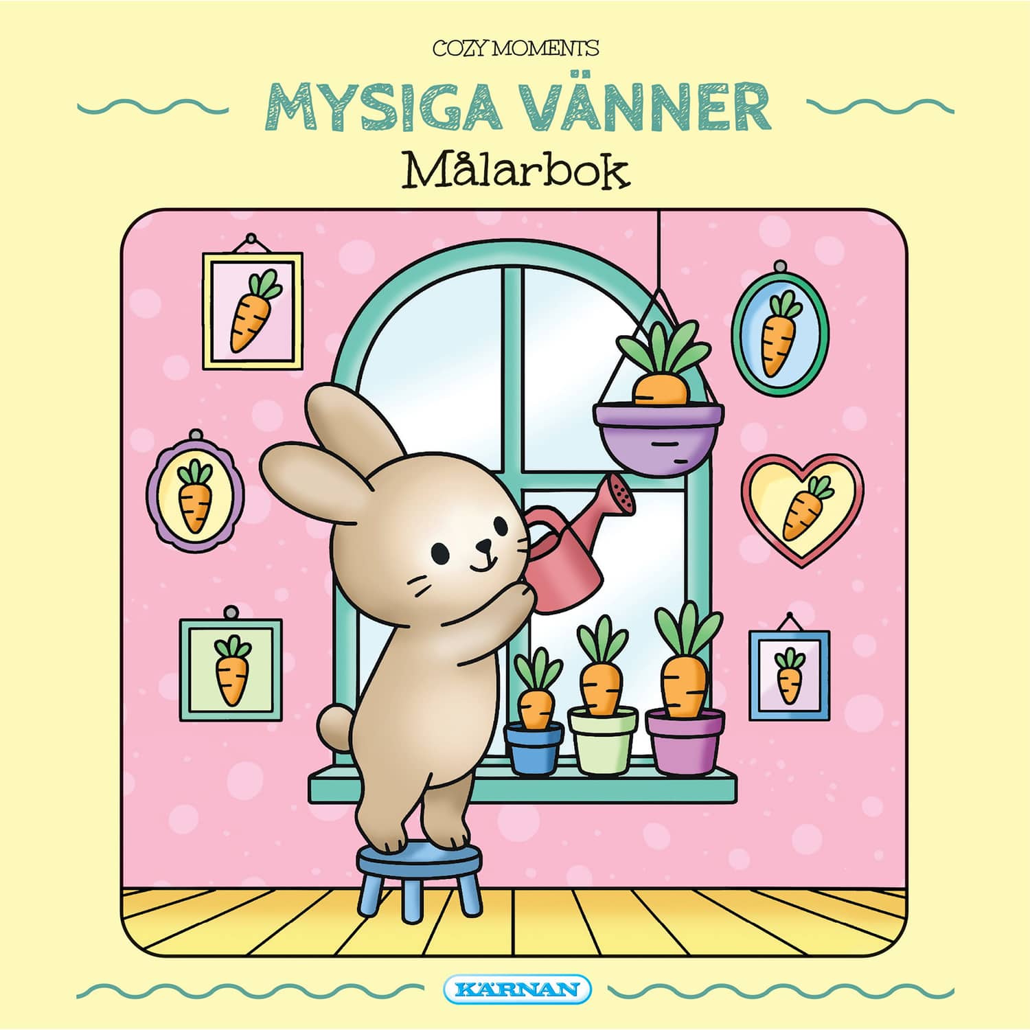 Målarbok cozy - Mysiga vänner