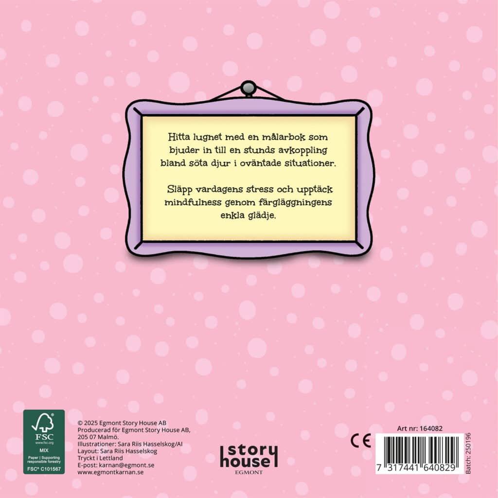 Målarbok cozy – Mysiga vänner