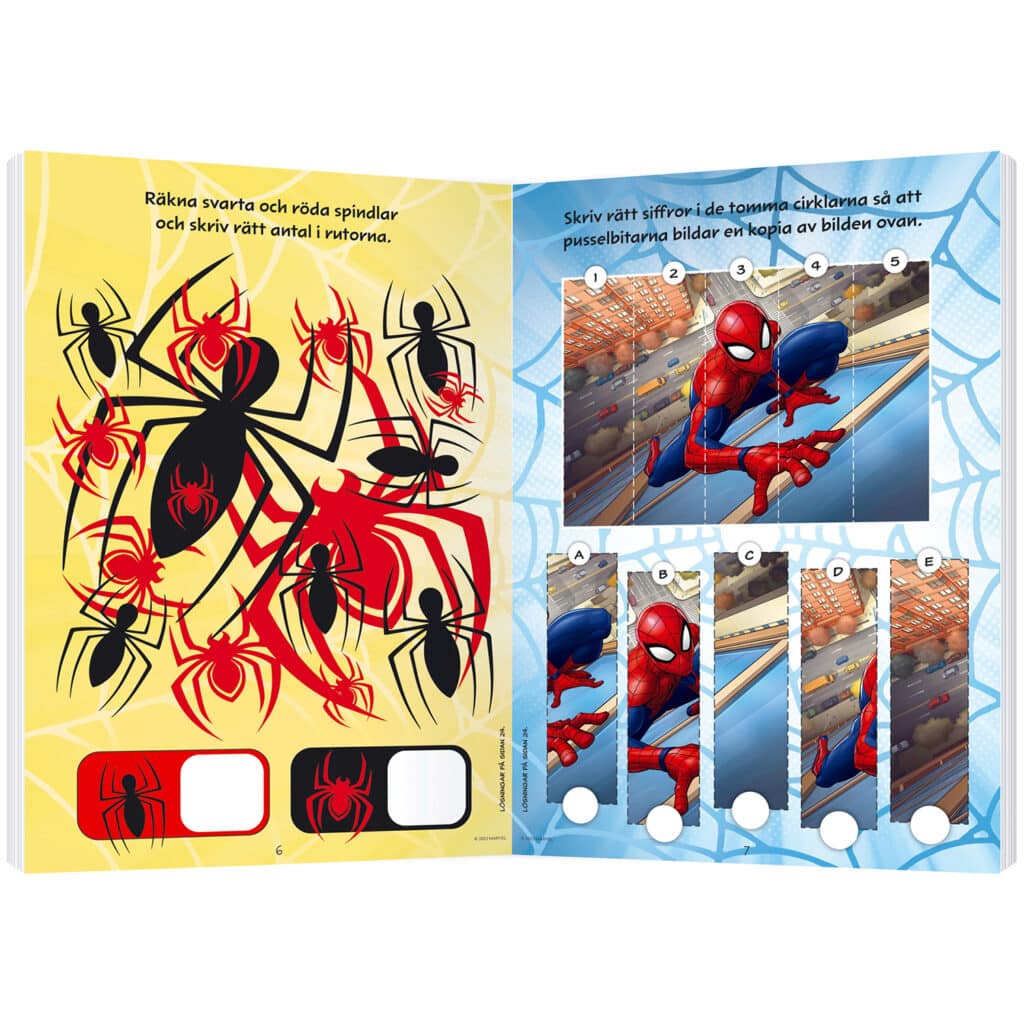 Pysselbok – Spider-man