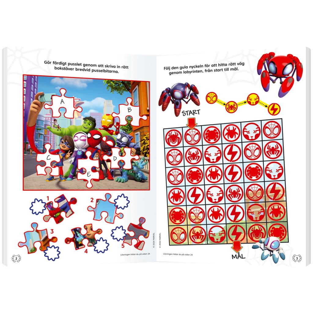 Pysselbok – Spidey