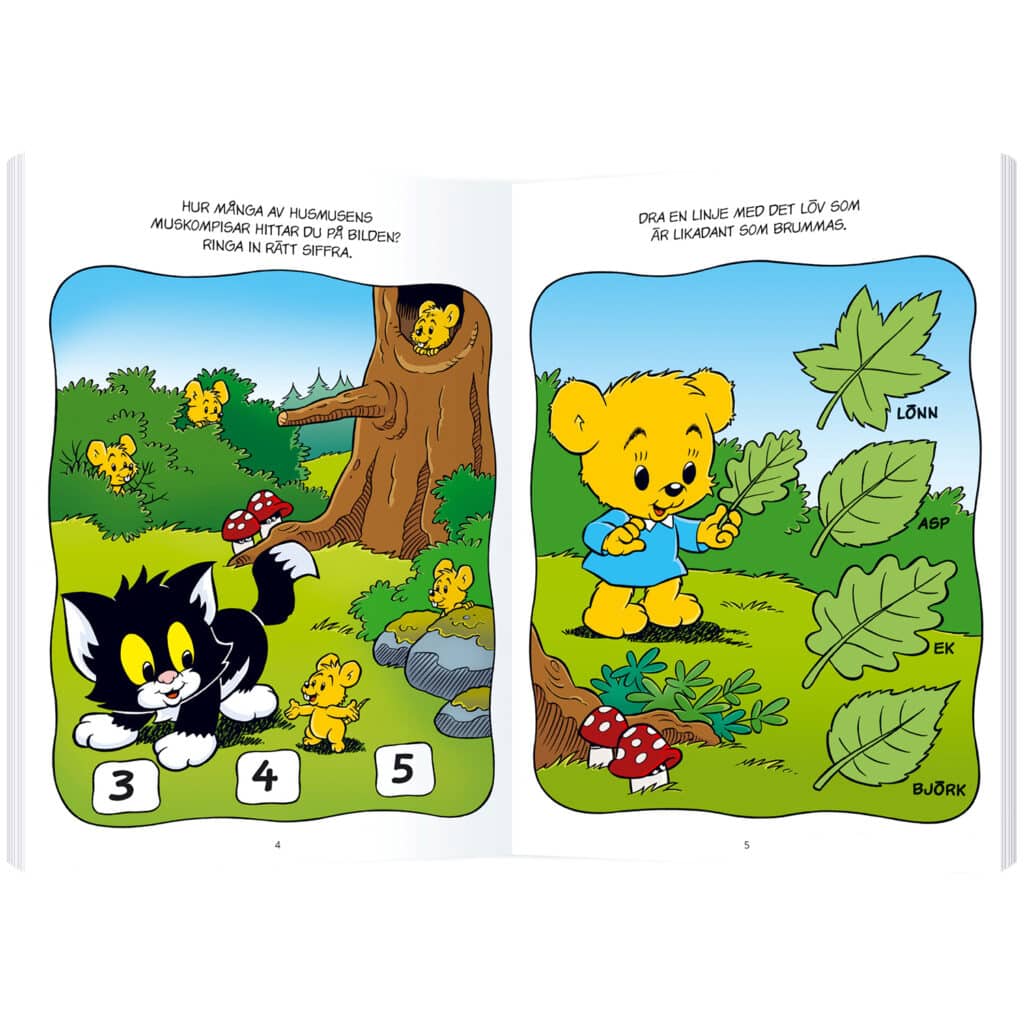 Pysselbok – Bamse min fösta pysselbok