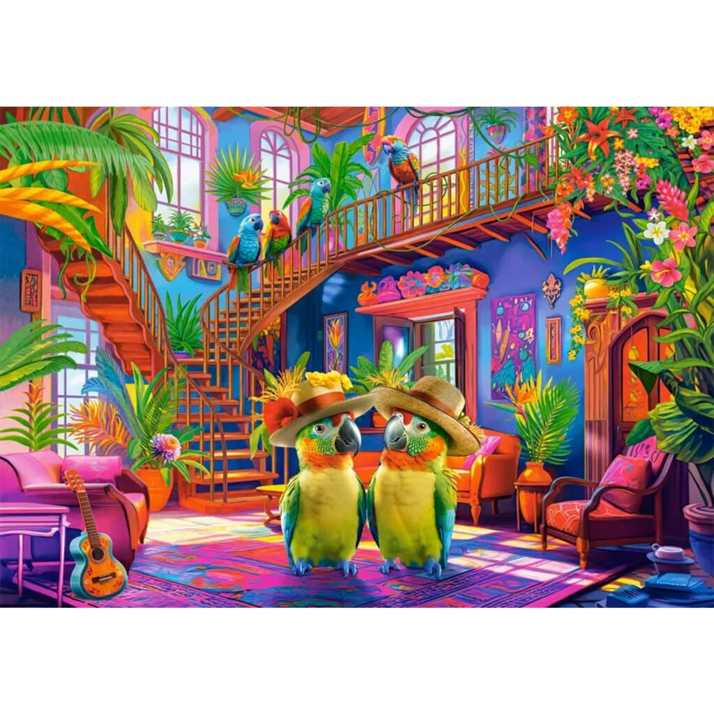 Castorland Pussel – Papegojor i Paradiset 500 bitar