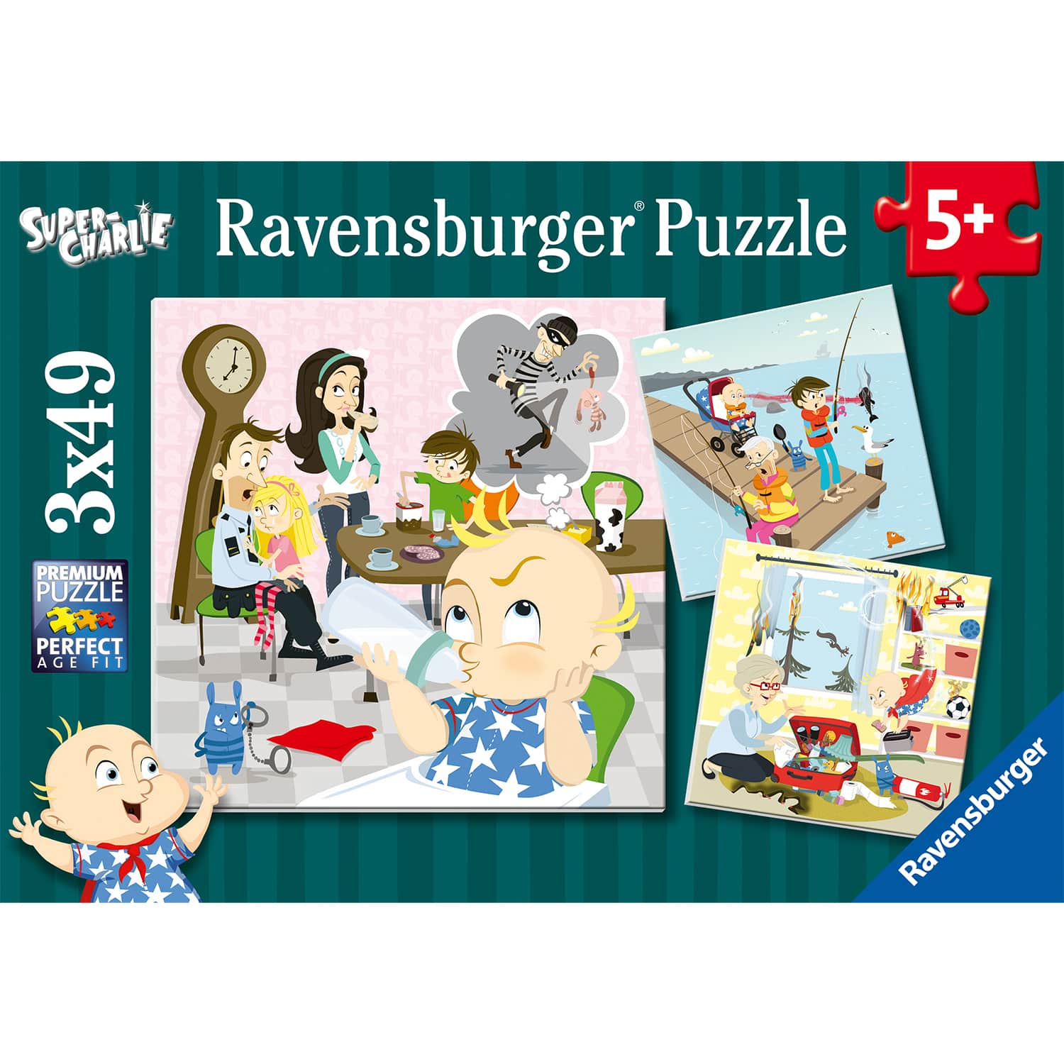 Barnpussel - Super Charlie 3x49 bitar
