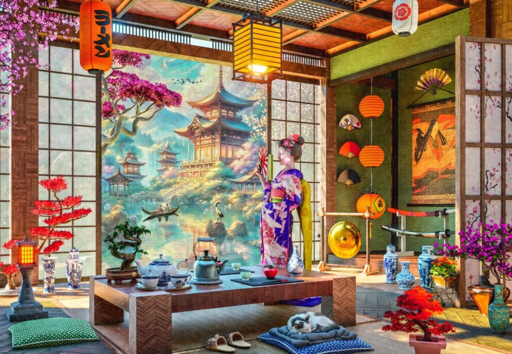 Pussel – Japan Tea Room 1000 bitar