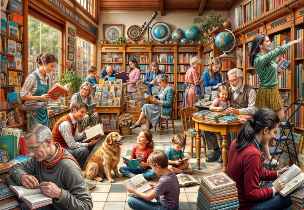 Pussel – Bookstore 1000 bitar