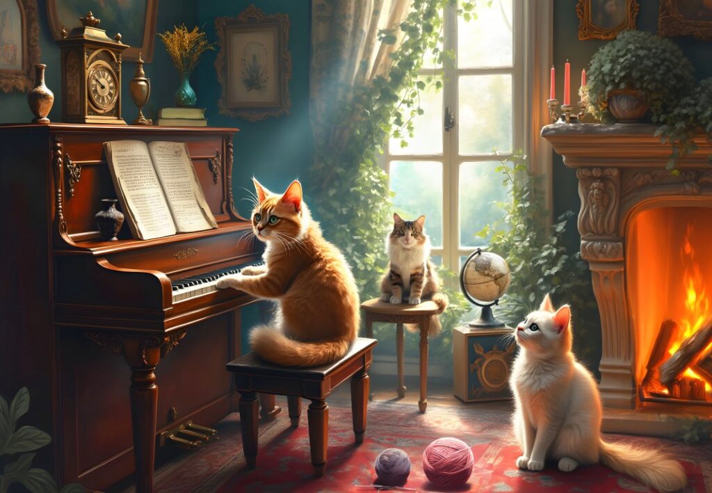 Pussel – Feline Concerto 1000 bitar