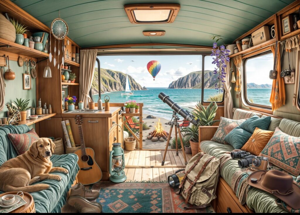 Bluebird Pussel – Campingkusten 500 bitar