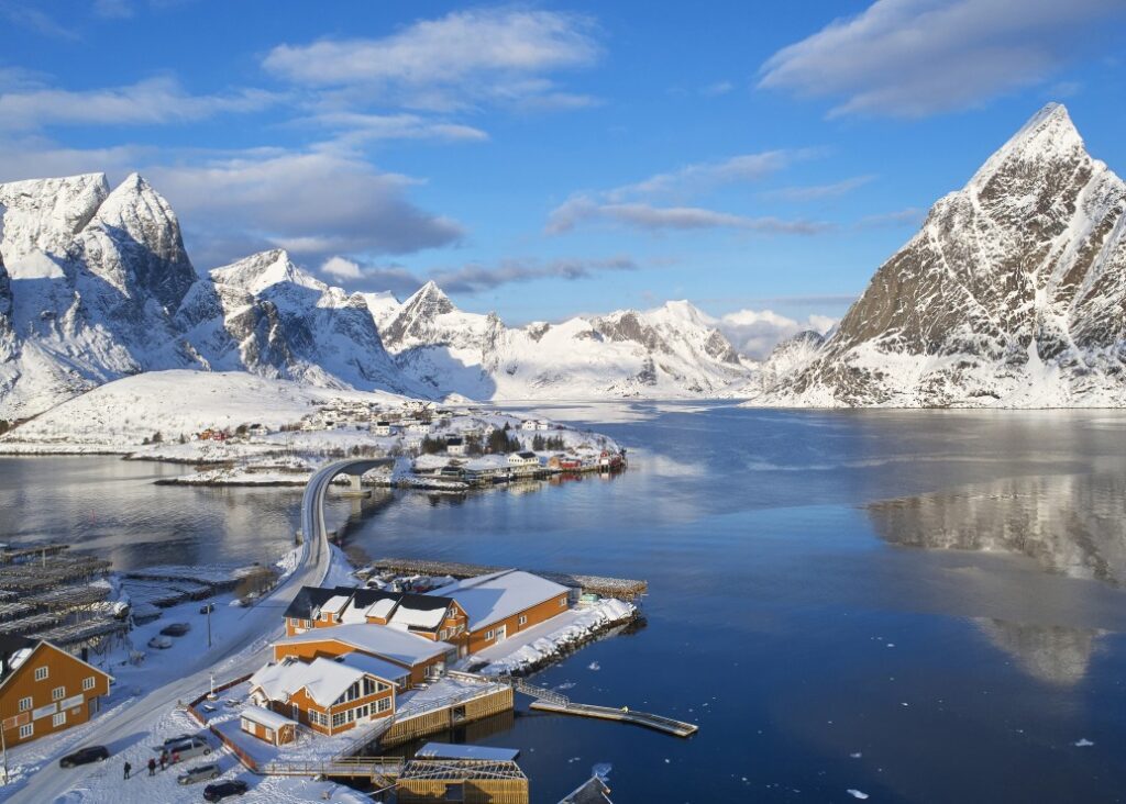 Bluebird Pussel – Fjord i Lofoten Skärgård 500 bitar