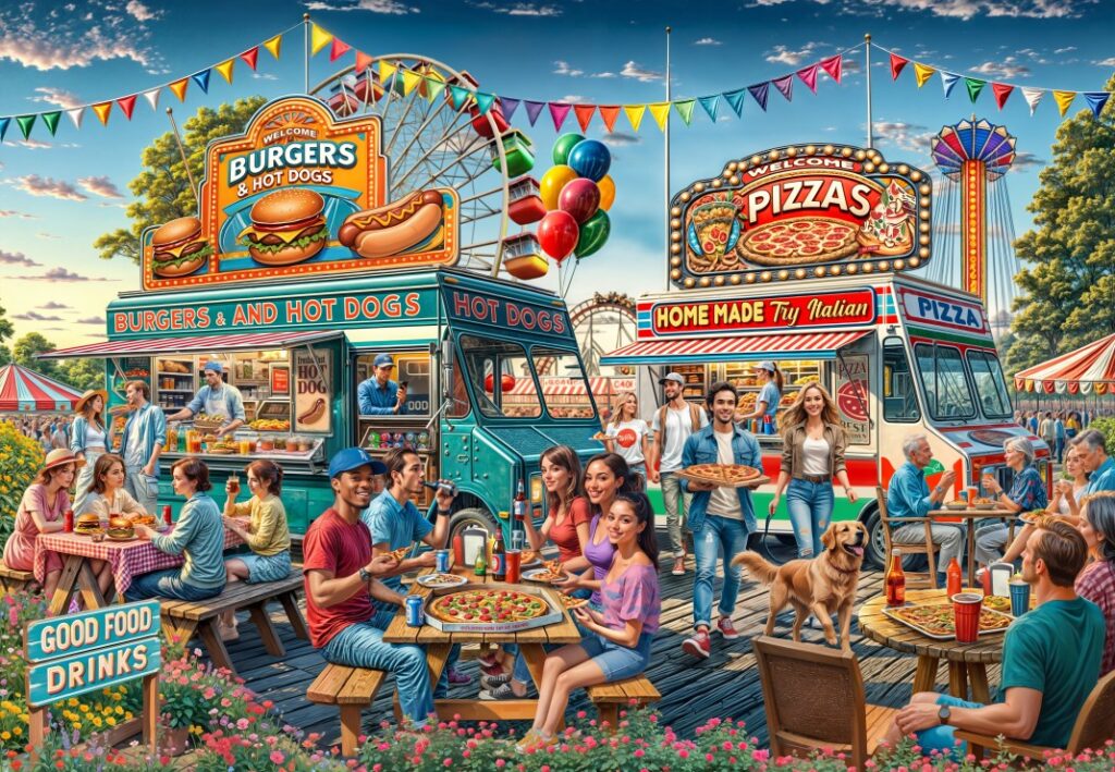 Pussel – Food Trailer 1000 bitar