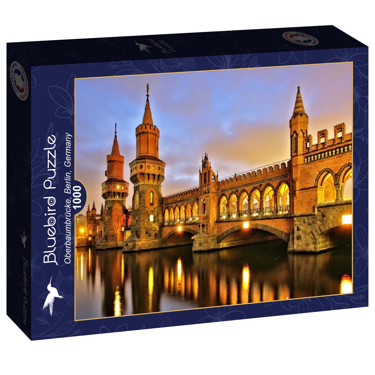 Pussel - Oberbaumbrücke, Berlin, Germany 1000 bitar