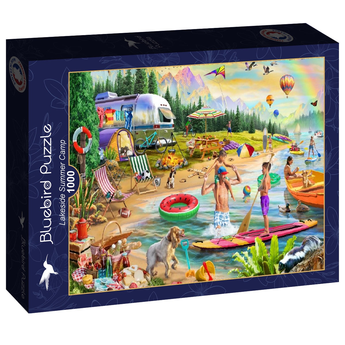Pussel - Lakeside Summer Camp 1000 bitar