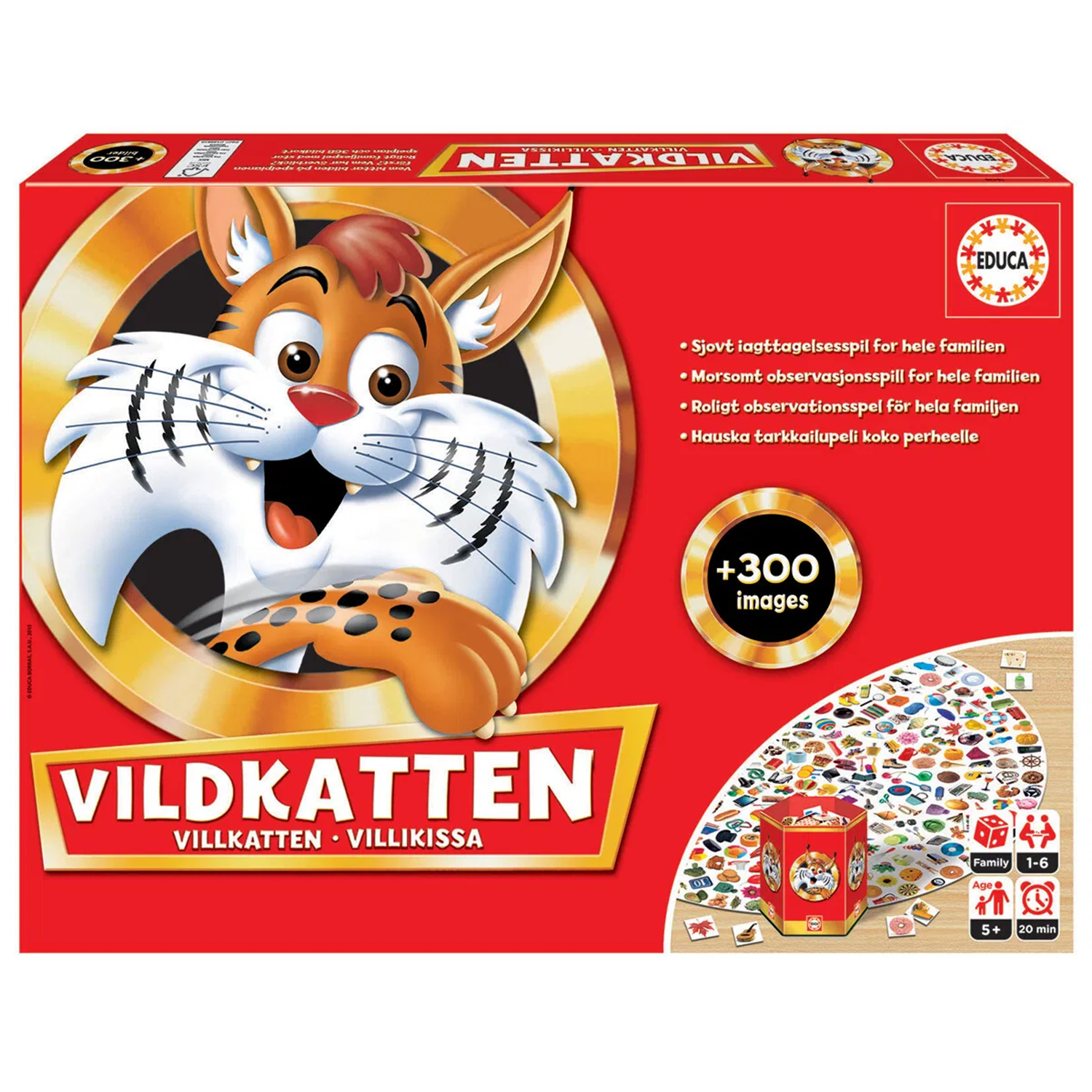 Brädspel - Vildkatten classic 300