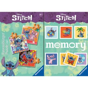 Disney Stitch 3 Pussel+memory