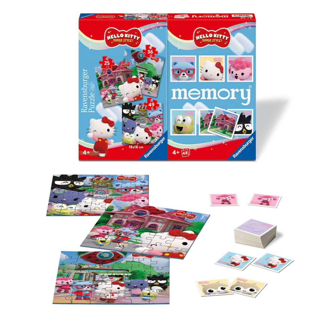 Hello Kitty 3 Pussel+memory®