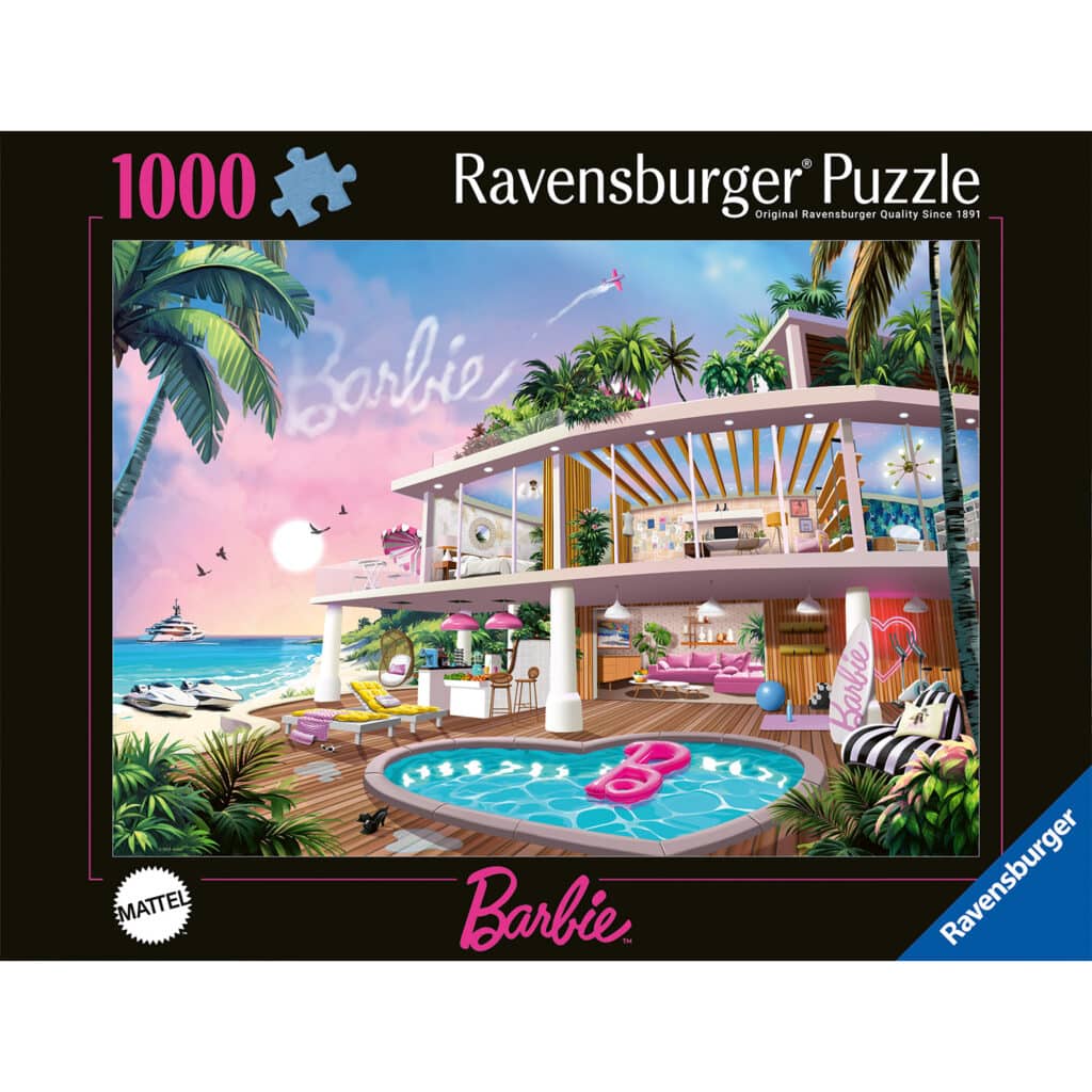 Ravensburger Pussel – Barbie: Möt mig i Malibu 1000 bitar