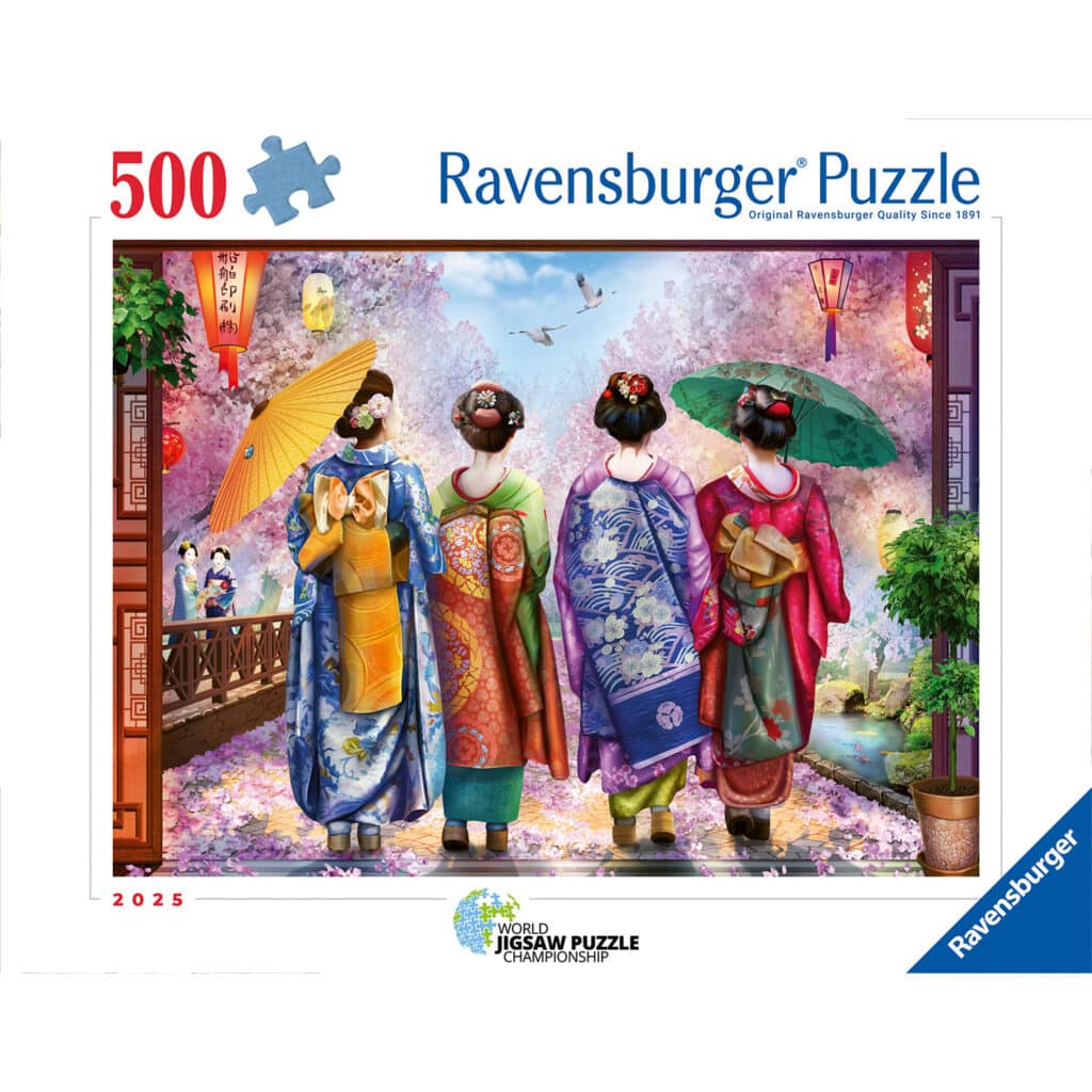 Ravensburger Pussel – Körsbärsblomspromenad 500 bitar