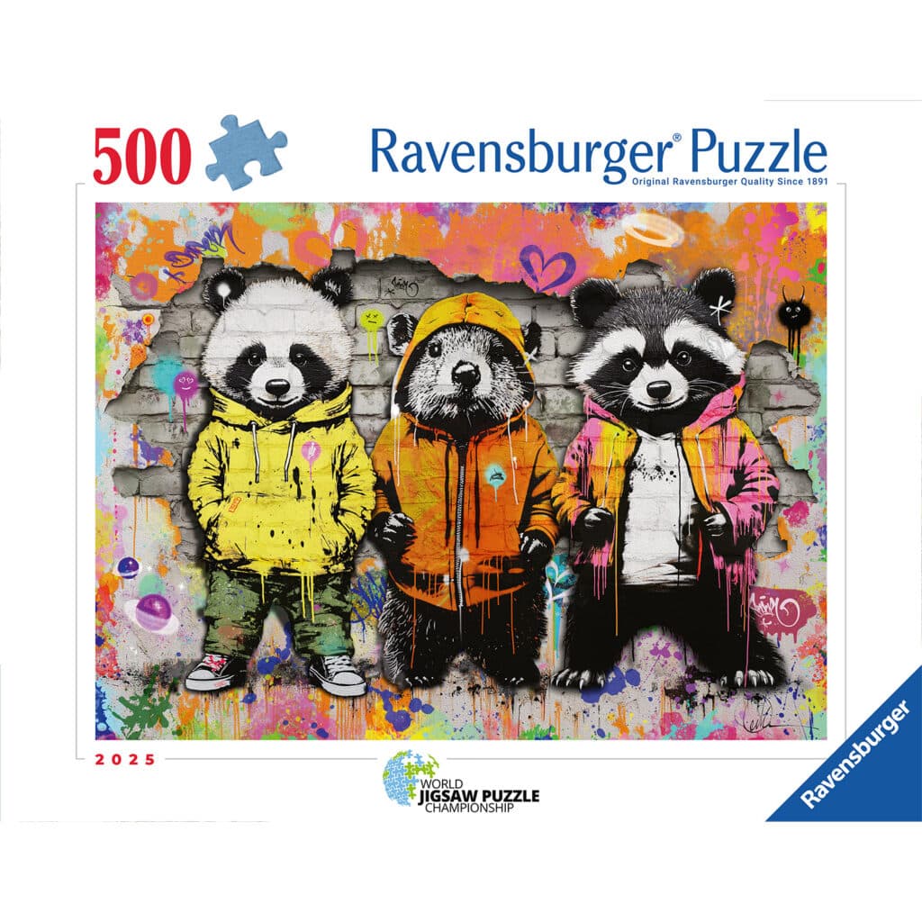 Ravensburger Pussel – Djurgraffiti 500 bitar