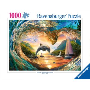 Pussel - Solnedgångsplask 1000 bitar