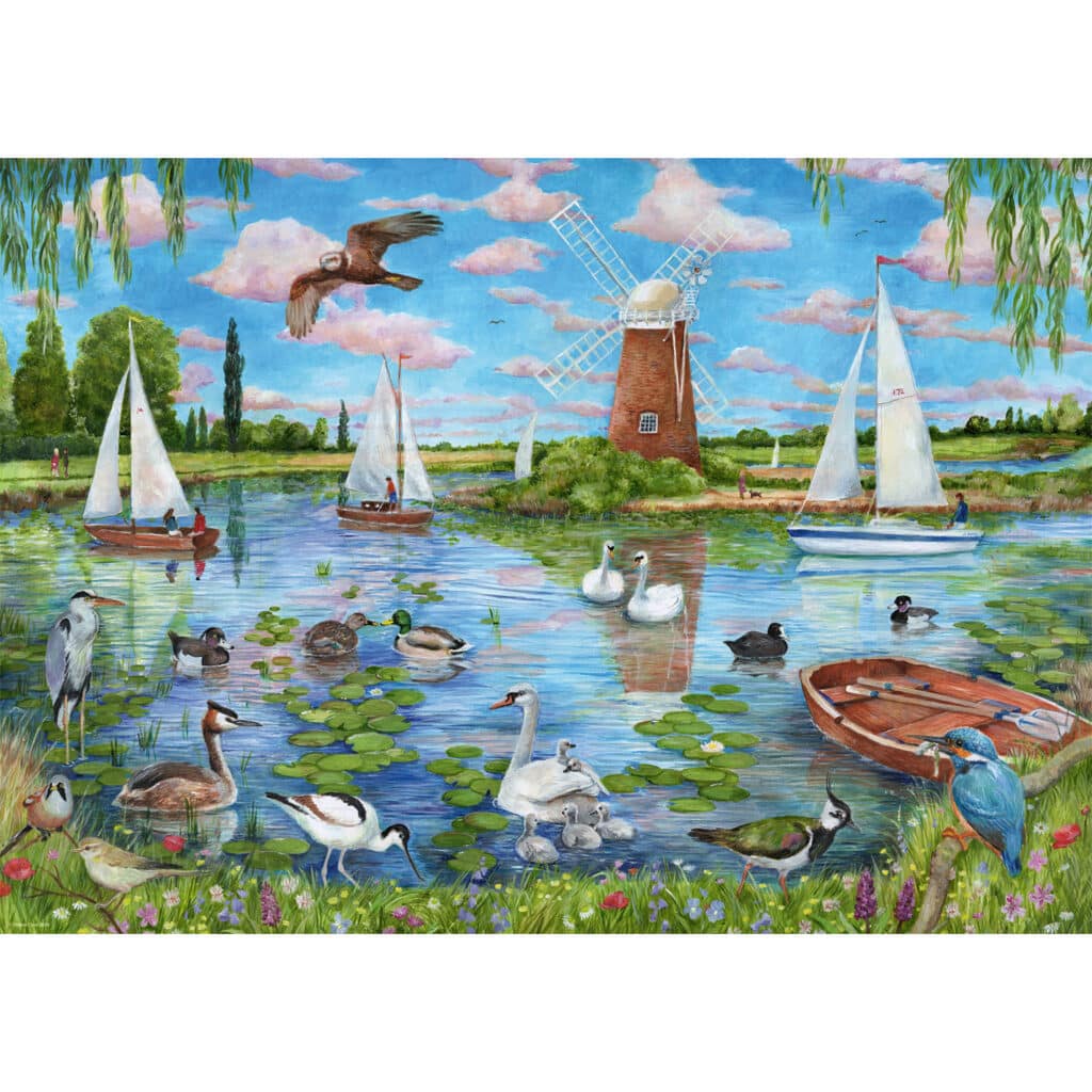 Pussel – Livet längs Broads 1000 bitar