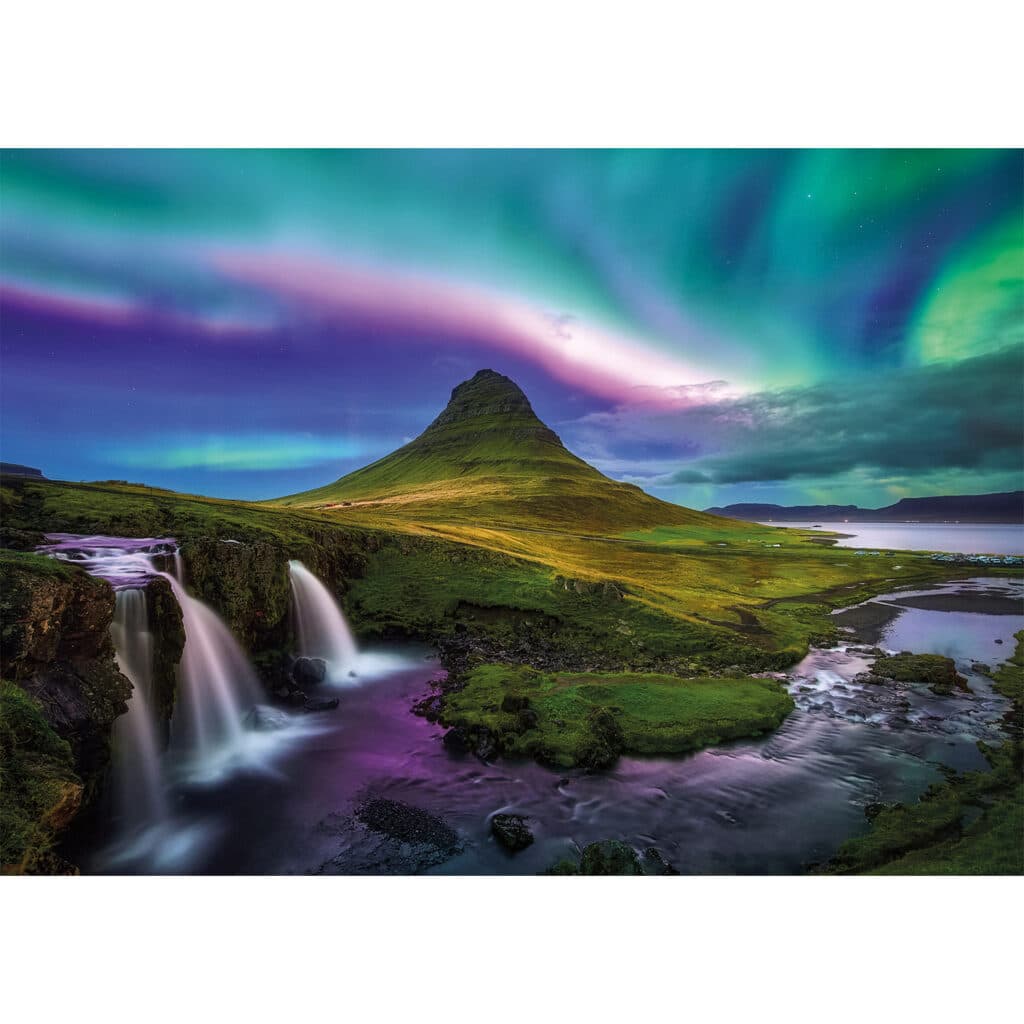 Ravensburger Pussel – Aurora över Kirkjufell, Island 1000 bitar