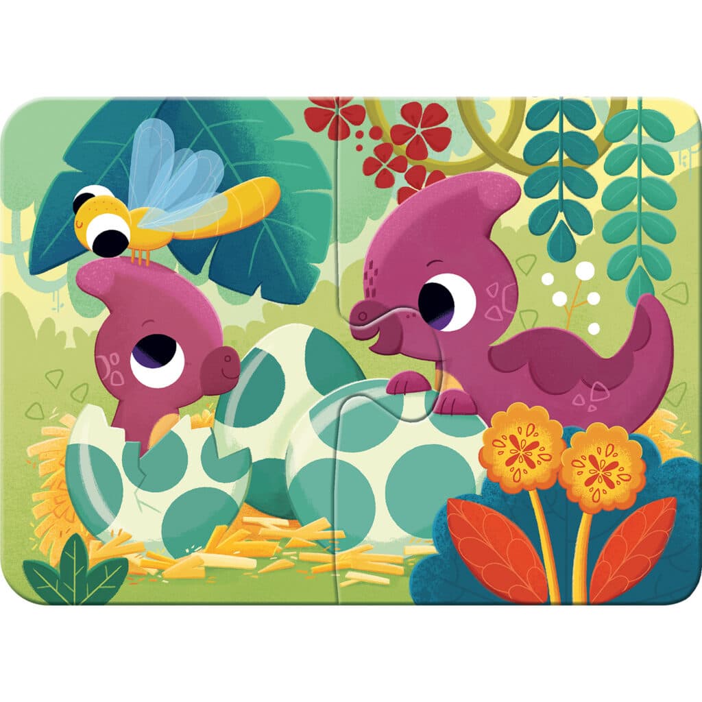 Ravensburger Mitt Första Pussel – Söta dinosaurier 2/4/6/8 bitar