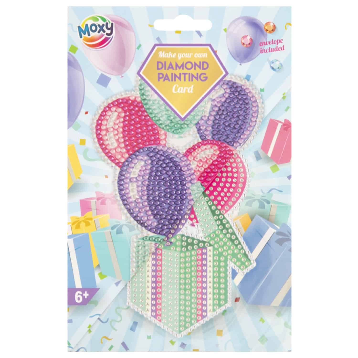 Pyssel - Diamond painting Ballonger kort