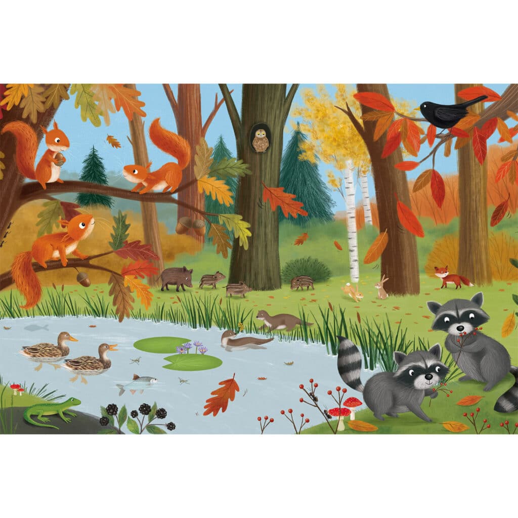 Barnpussel – Forest and meadow animals 3×24 bitar