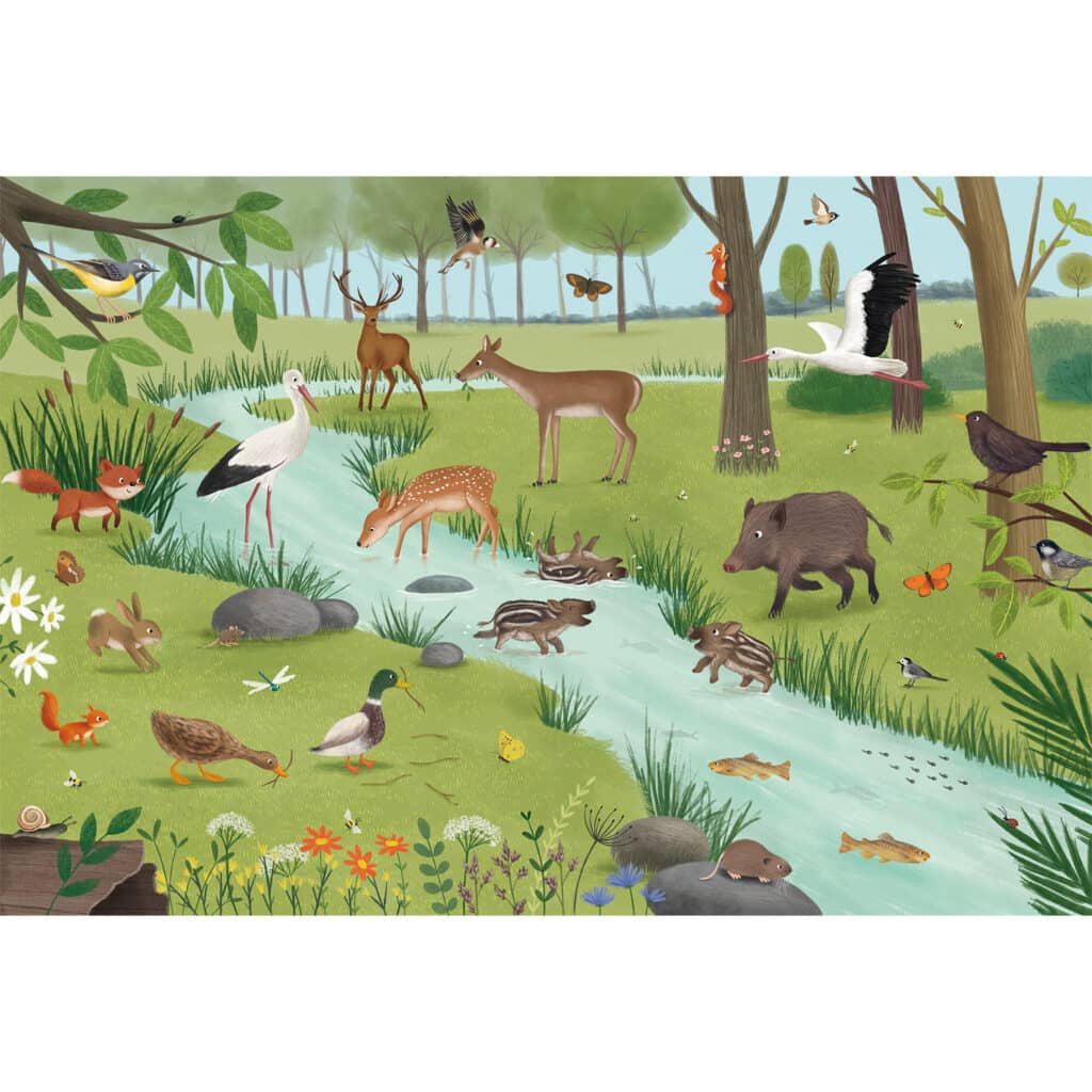 Barnpussel – Forest and meadow animals 3×24 bitar