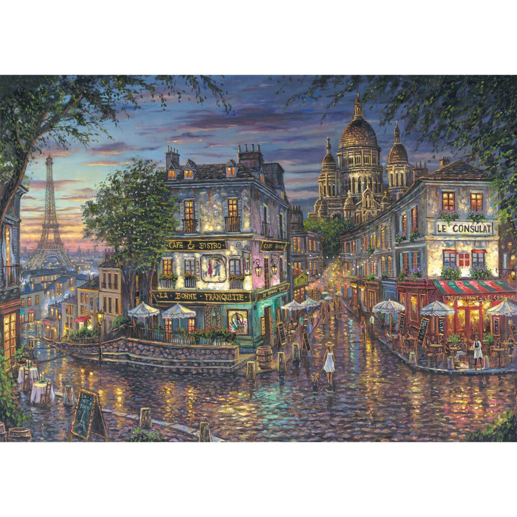 Schmidt Pussel – Robert Finale: Montmartre i Paris 1000 bitar