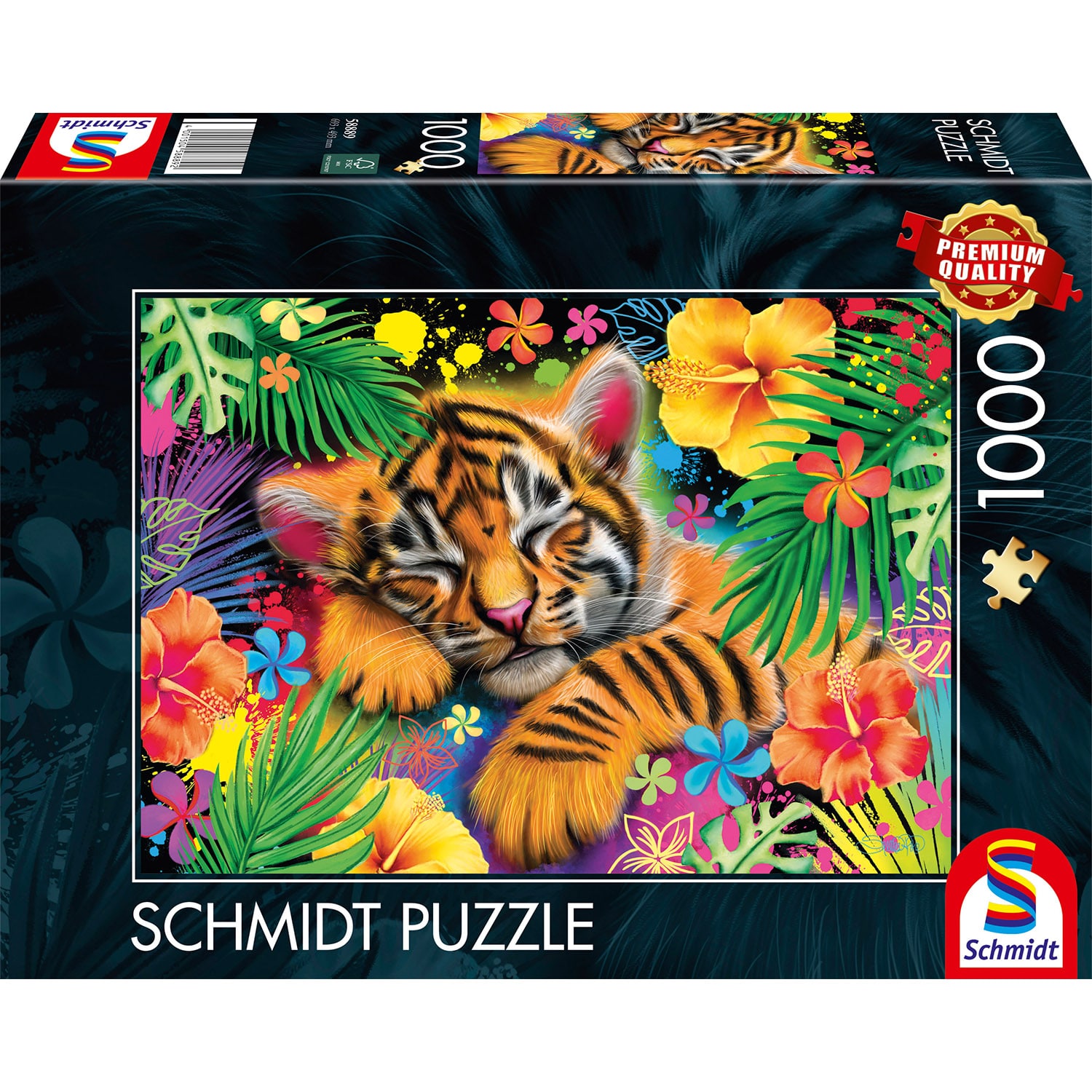 Pussel - Tiger cub 1000 bitar