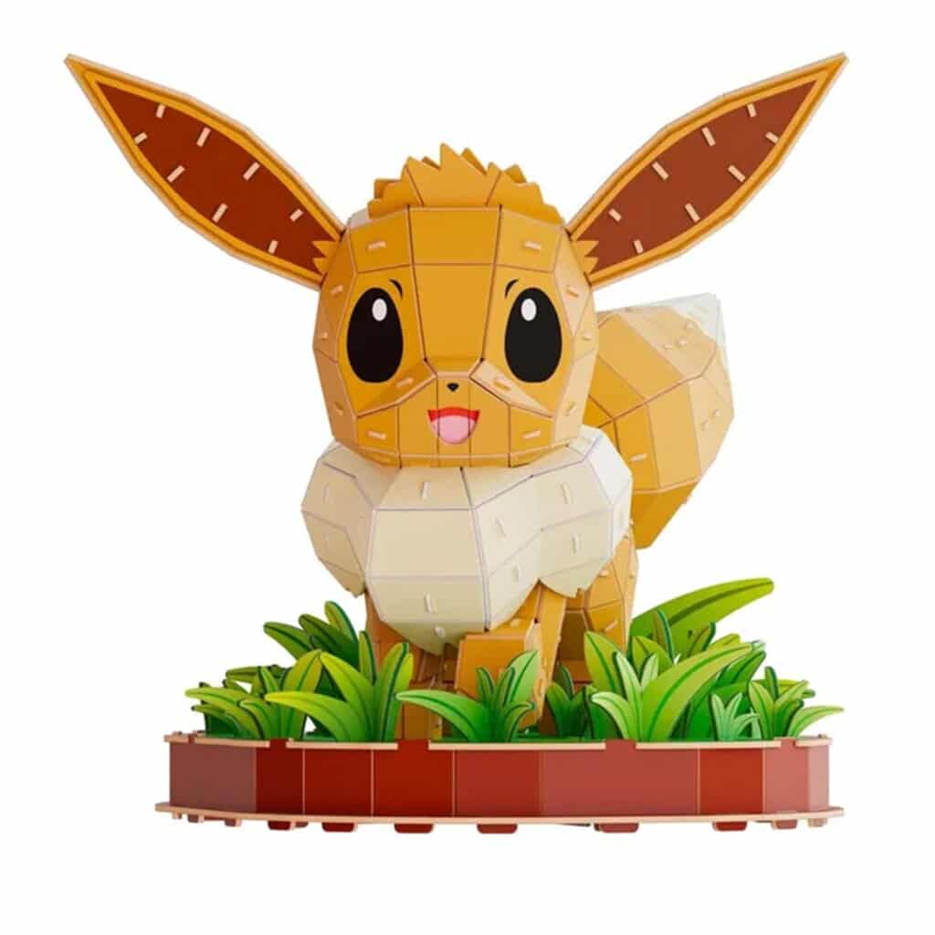 4D Build 3D-Pussel – Pokémon: Eevee 23,8 cm – 238 Bitar