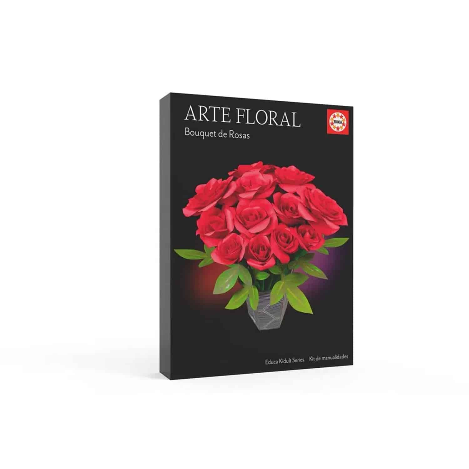 Pyssel - Blomsterkonstbukett med rosor