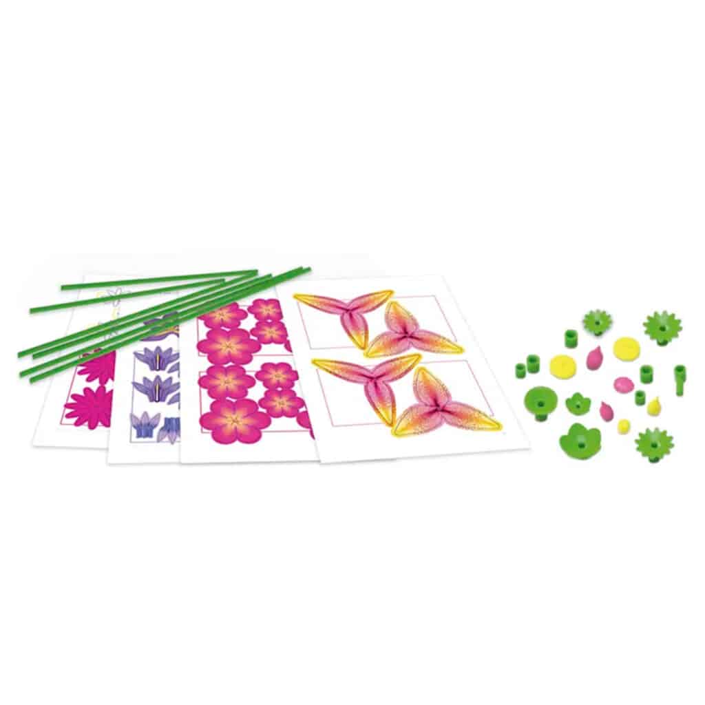 Educa Pysselset – Blomsterkonstbukett av vilda blommor 37 cm