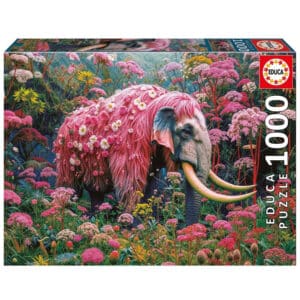 Educa Pussel - Blommig Elefant 1000 Bitar