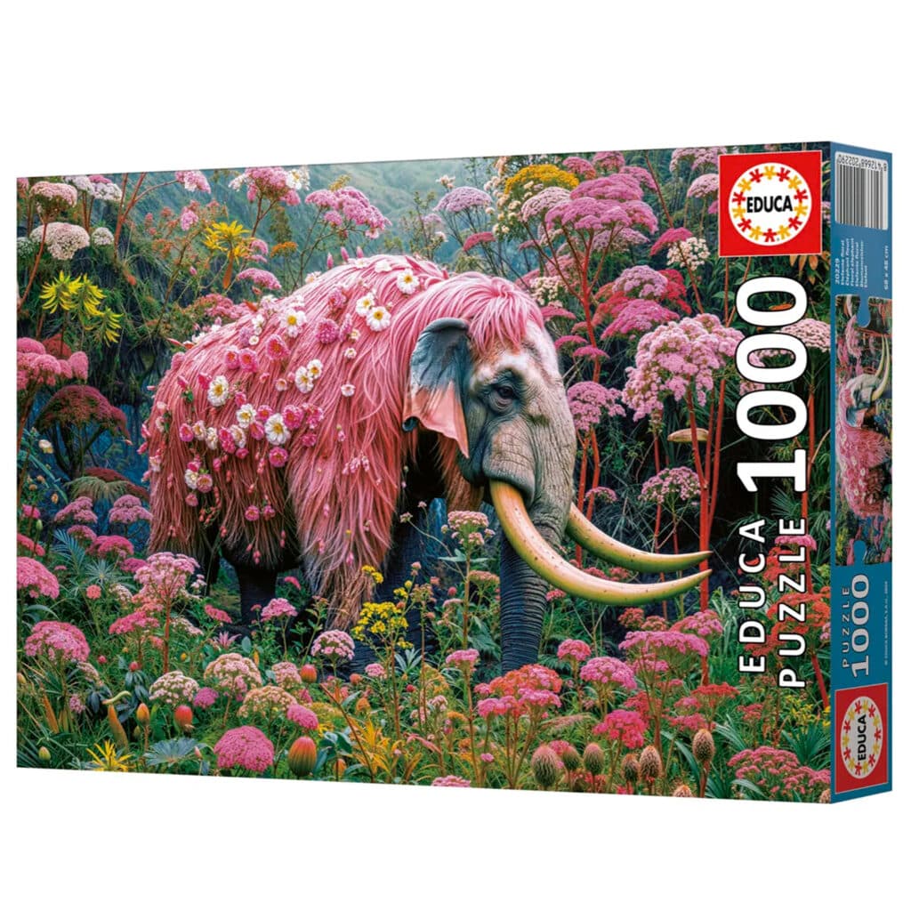 Educa Pussel – Blommig Elefant 1000 Bitar