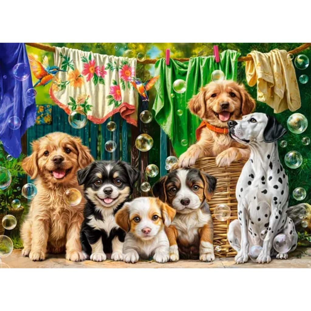 Barnpussel – Valpar i tvättstugan 100 bitar