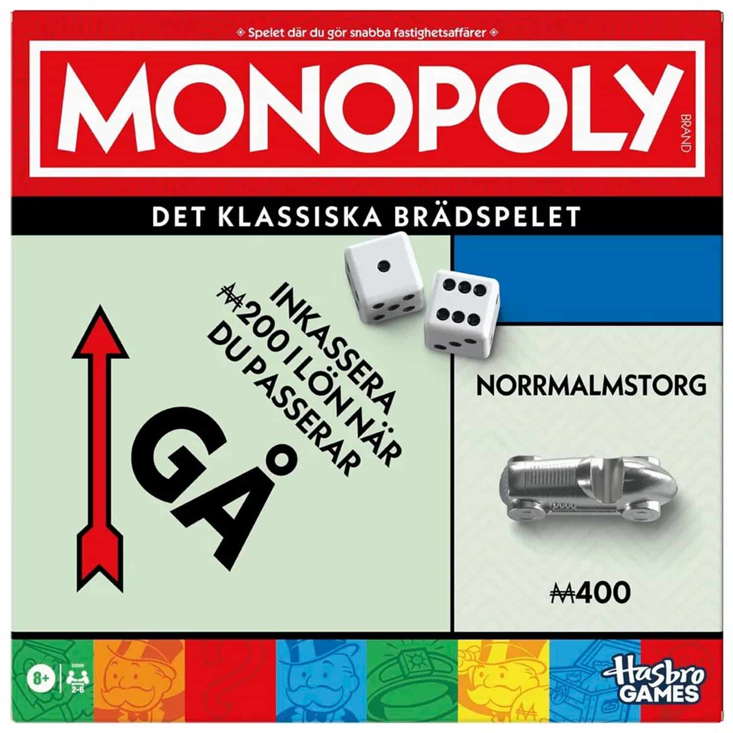 Brädspel - Monopoly Classic Refresh SE