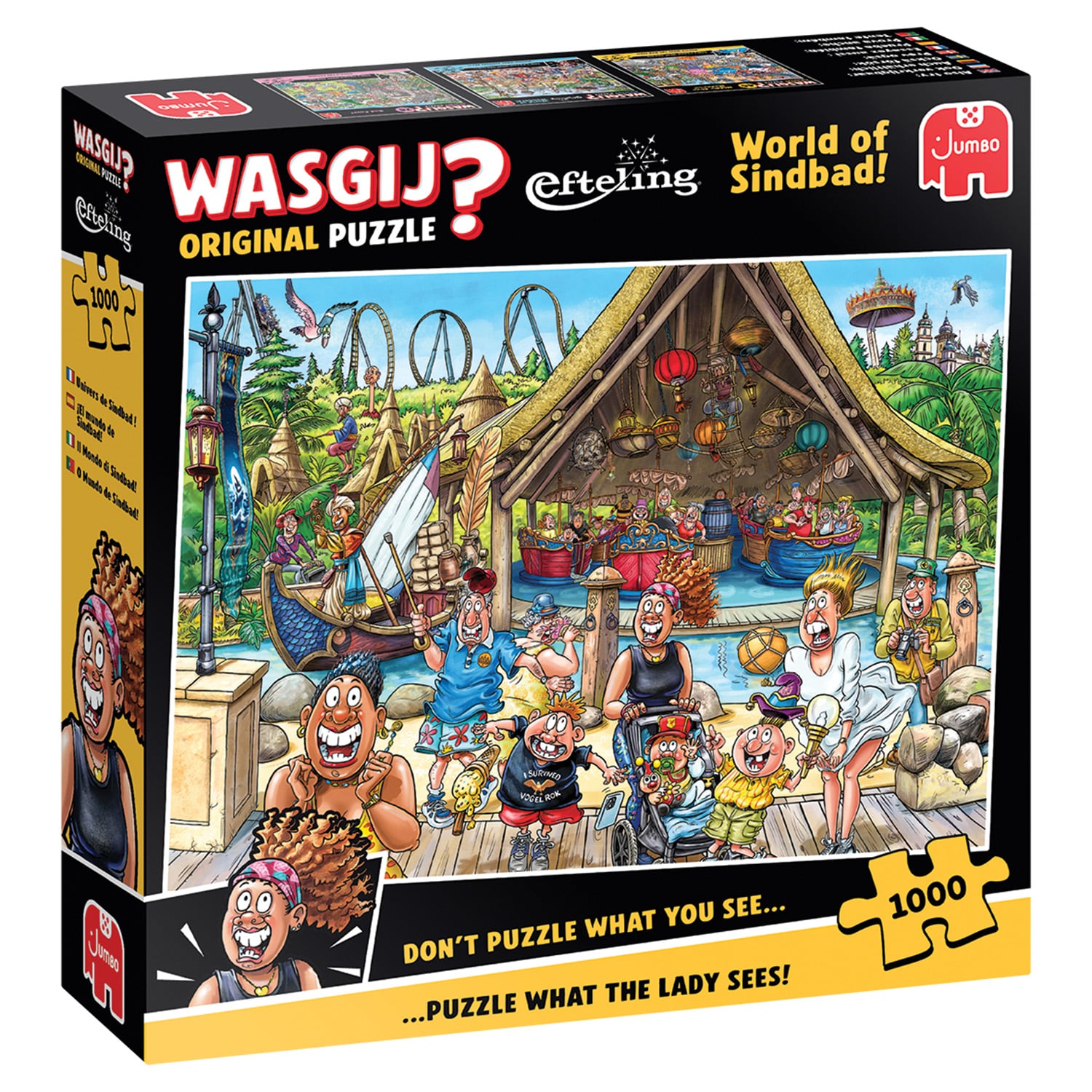 Pussel - Wasgij Original Efteling - Sindbads Värld 1000 bitar