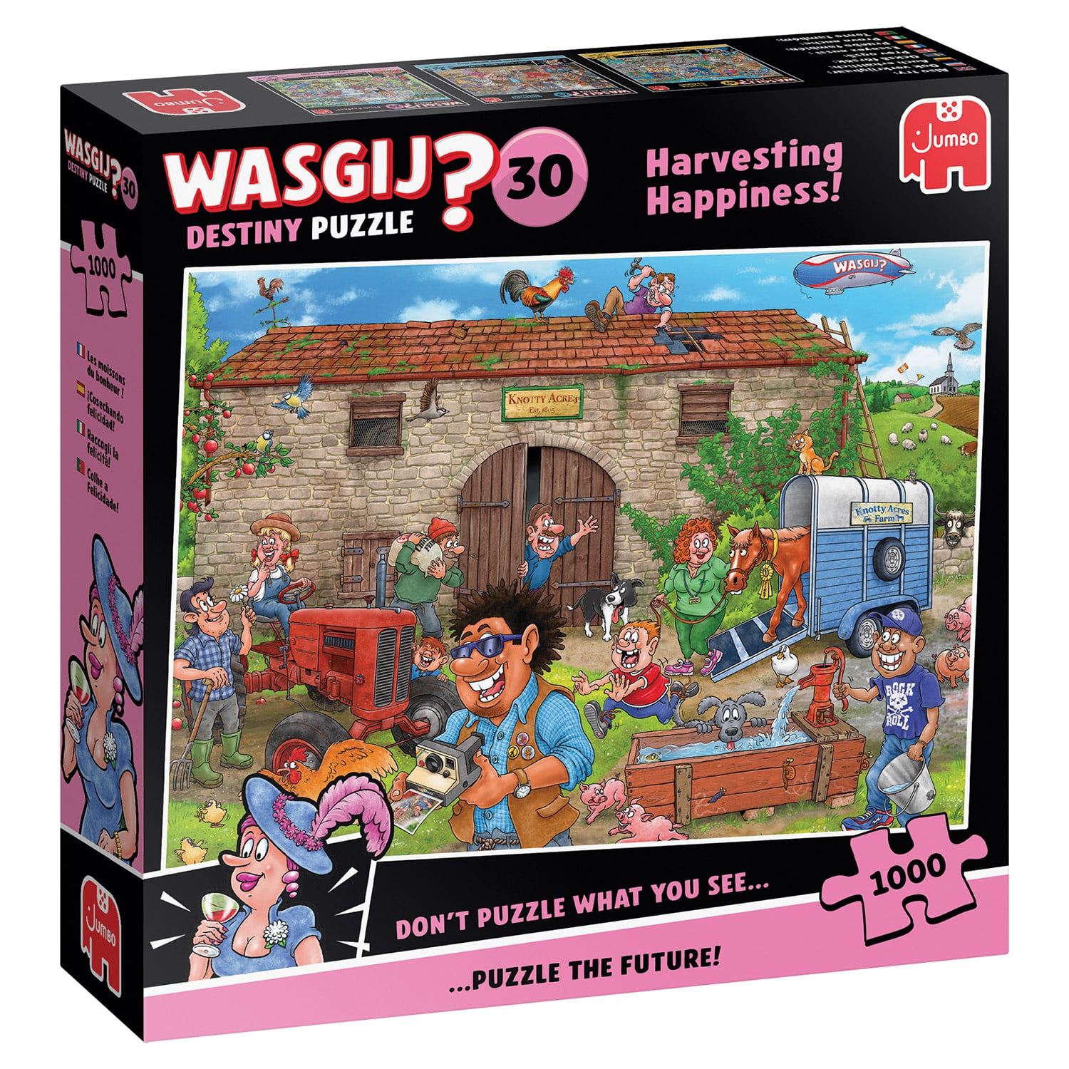 Pussel - Wasgij Destiny 30 - Skörda Lycka 1000 bitar