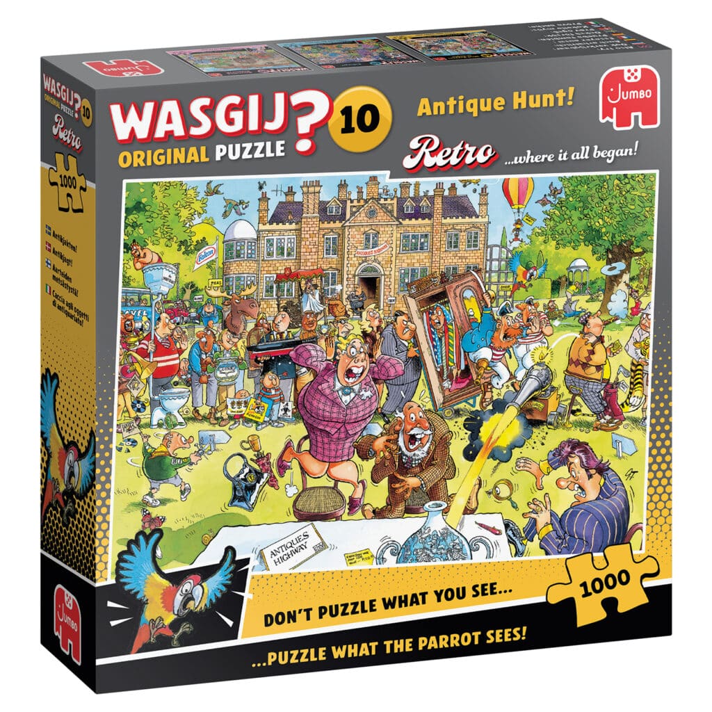 Pussel – Wasgij? Retro 10, antik jakt 1000 bitar