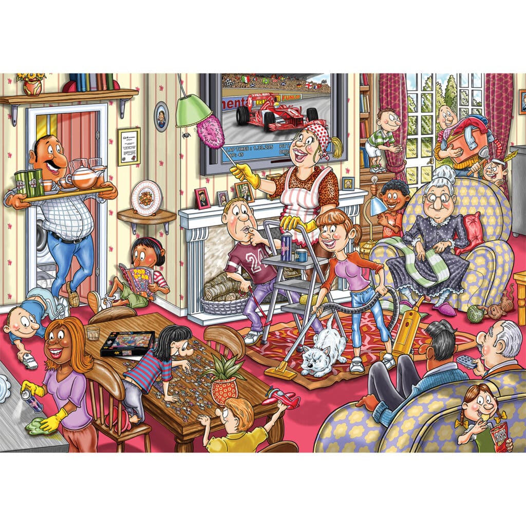 Pussel – Wasgij? Retro 10 Våren har kommit 1000 bitar