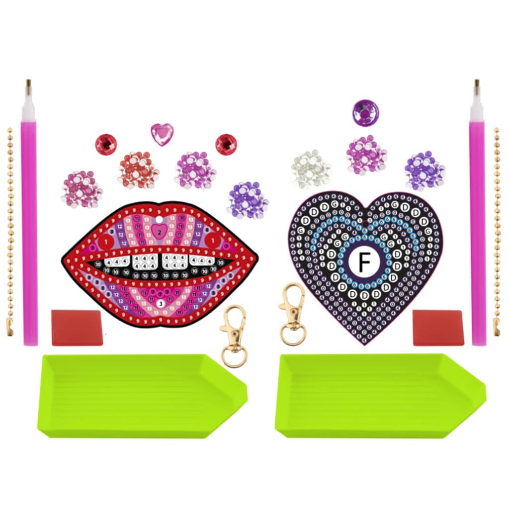 Pyssel – Diamond Painting Nyckelring Lush