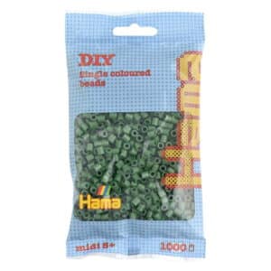 Hama Midi pärlor 1000 st skogsgrön