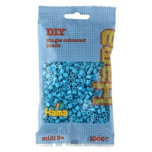 Hama Midi pärlor 1000 st azurblå